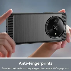 Xiaomi Redmi A3 - Carbon Case Hülle, stoßfest
