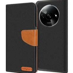 Xiaomi Redmi A3 - Jeanslook Klapphülle mit Kartenfach