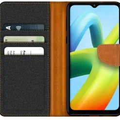 Xiaomi Redmi A1 - Jeanslook Klapphülle mit Kartenfach