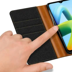 Xiaomi Redmi A1 - Jeanslook Klapphülle mit Kartenfach