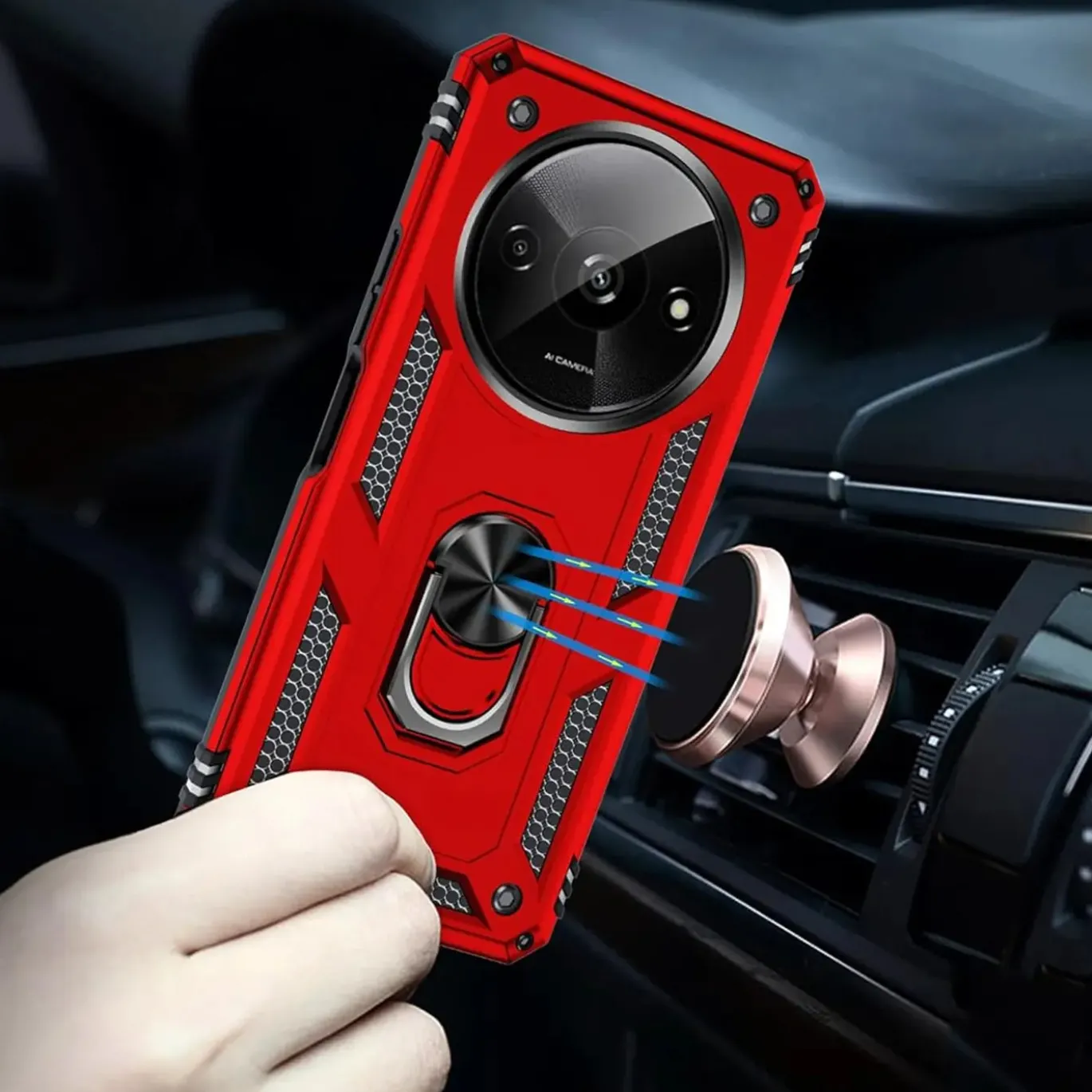 Xiaomi Redmi A3 - Outdoor Hardcase mit Ringhalter