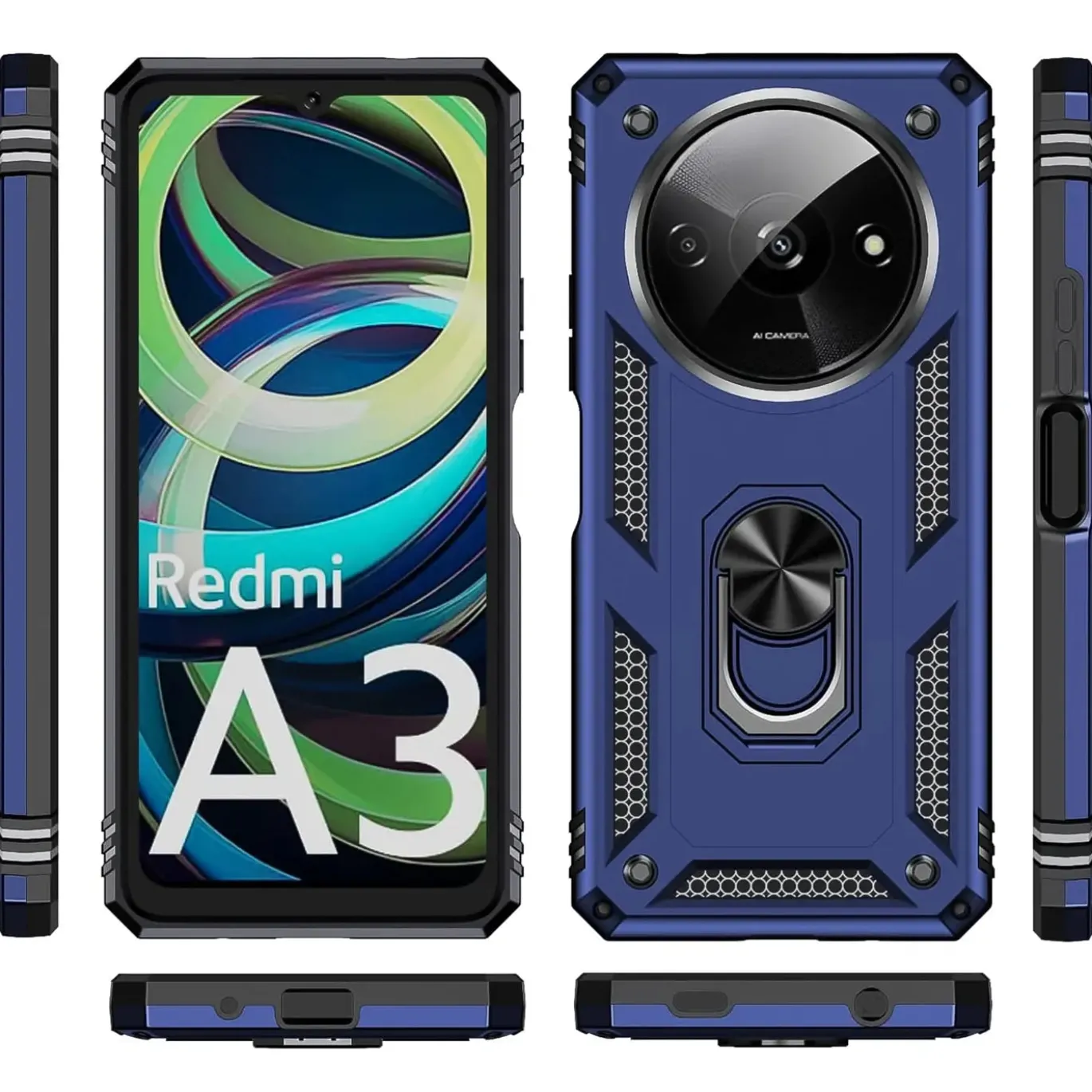 Xiaomi Redmi A3 - Outdoor Hardcase mit Ringhalter