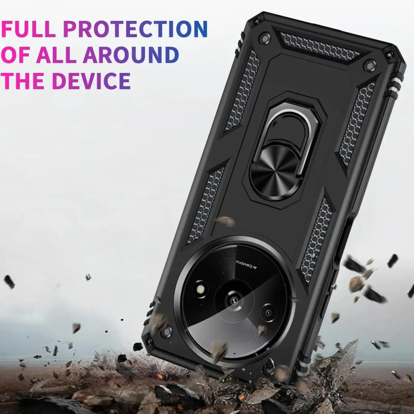 Xiaomi Redmi A3 - Outdoor Hardcase mit Ringhalter