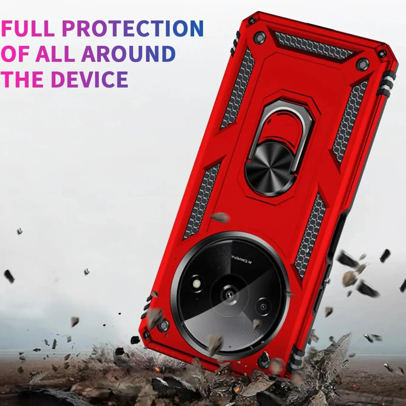 Xiaomi Redmi A3 - Outdoor Hardcase mit Ringhalter