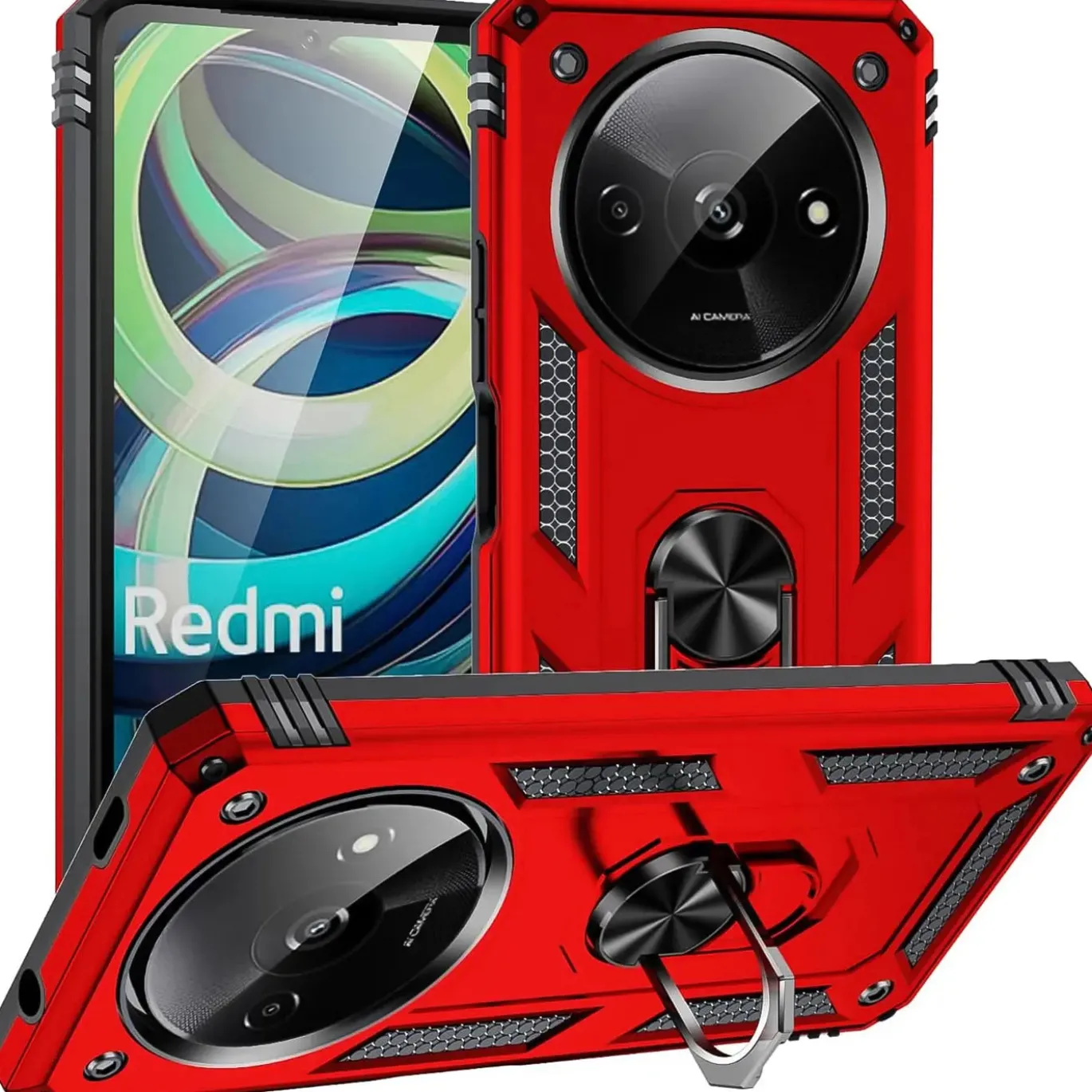 Xiaomi Redmi A3 - Outdoor Hardcase mit Ringhalter