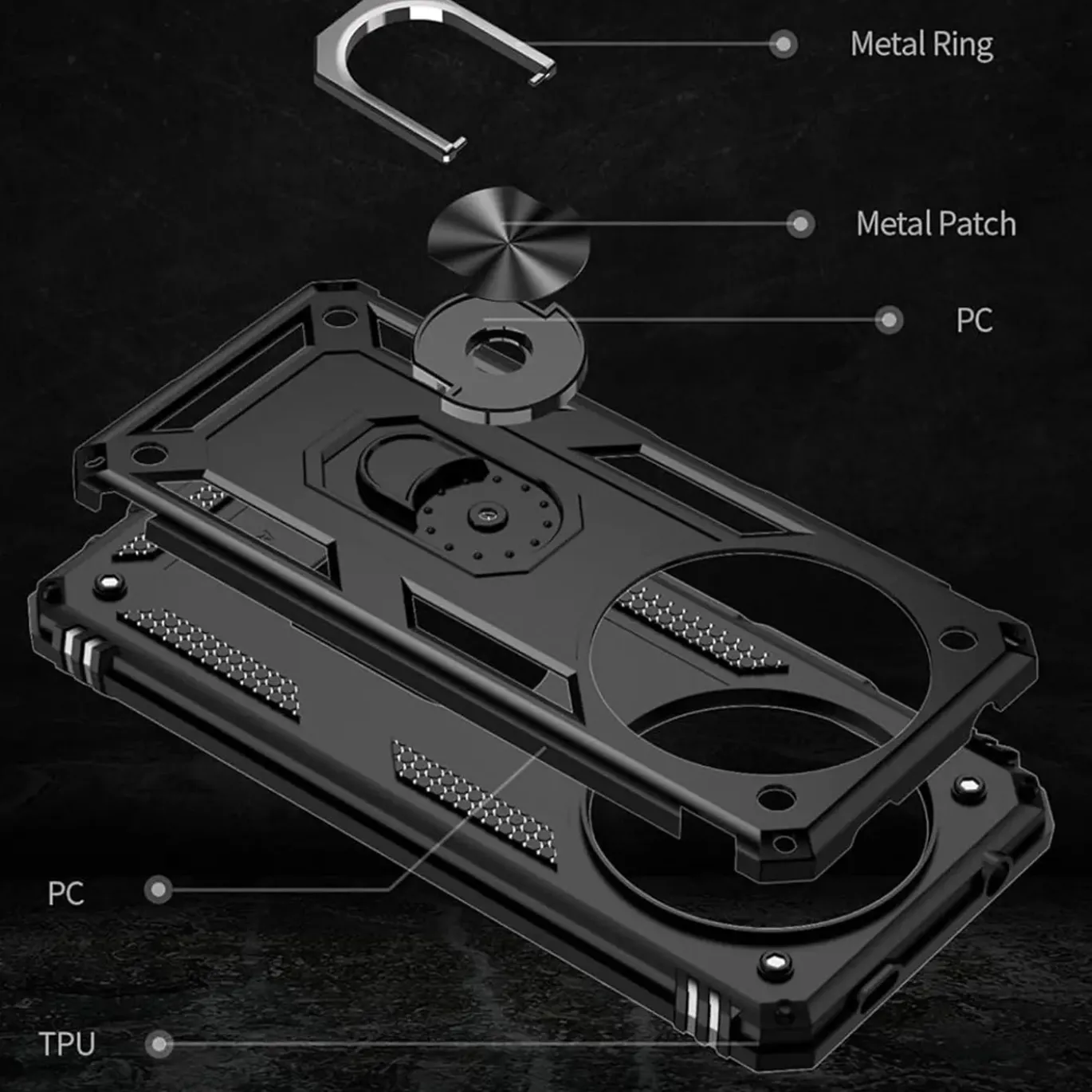 Xiaomi Redmi A3 - Outdoor Hardcase mit Ringhalter