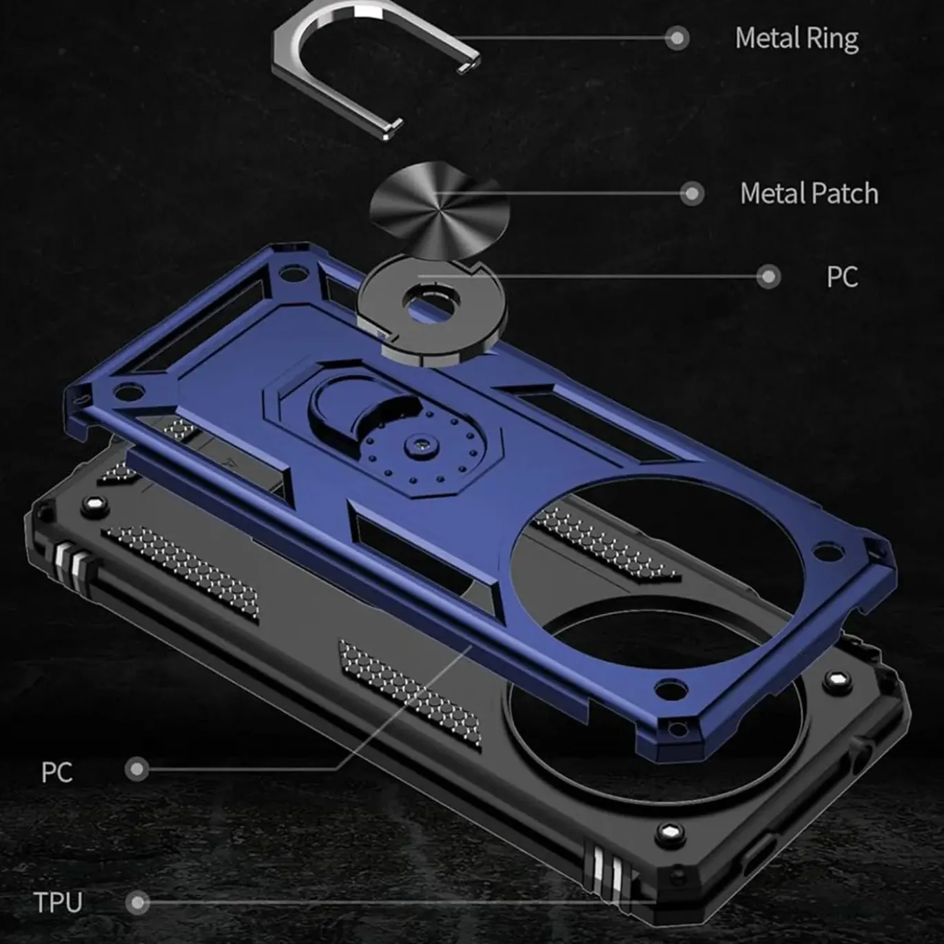 Xiaomi Redmi A3 - Outdoor Hardcase mit Ringhalter