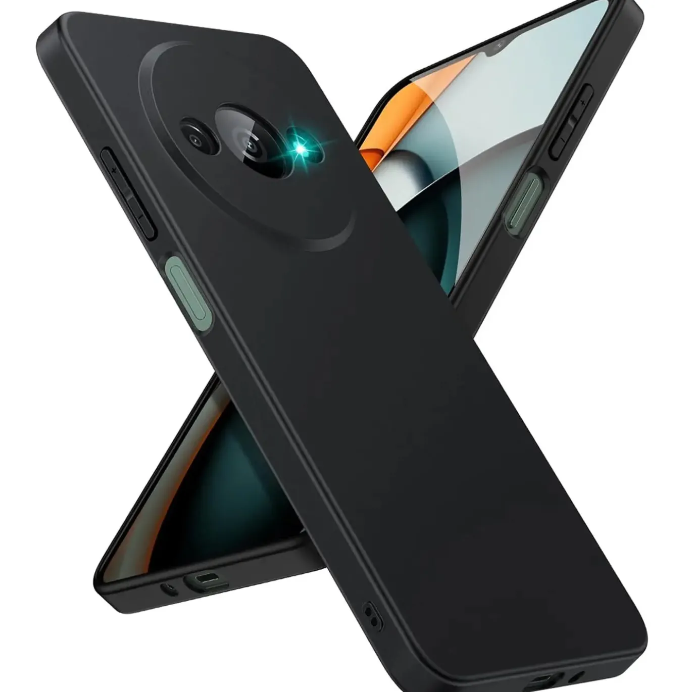 Xiaomi Redmi A3 - Slim Silikon Backcover Schwarz