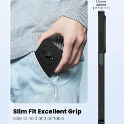 Xiaomi Redmi A3 - Slim Silikon Backcover Schwarz
