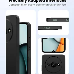 Xiaomi Redmi A3 - Slim Silikon Backcover Schwarz