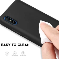 Xiaomi Redmi 9A - Slim Silikon Backcover Schwarz