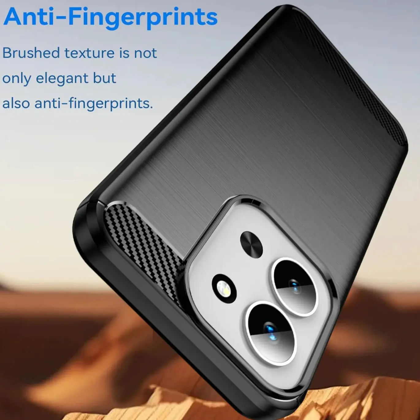 Xiaomi Redmi 15C - Carbon Case Hülle, stoßfest