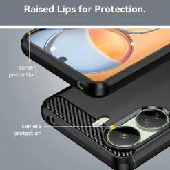 Xiaomi Redmi 13C - Carbon Case Hülle, stoßfest