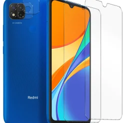 Xiaomi Redmi 9C - 9H Displayschutzfolie 2x Display & Kamera