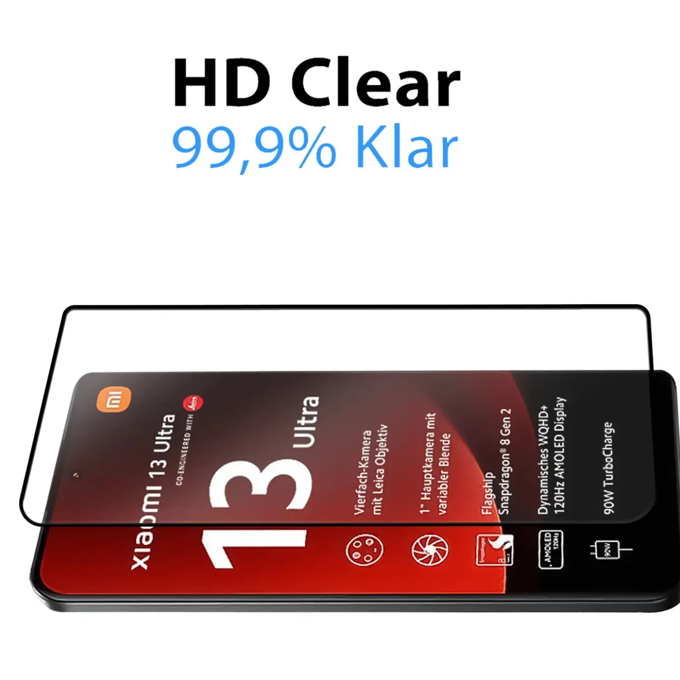 Xiaomi Redmi 14C - 9H Displayschutzfolie 2x Display & Kamera