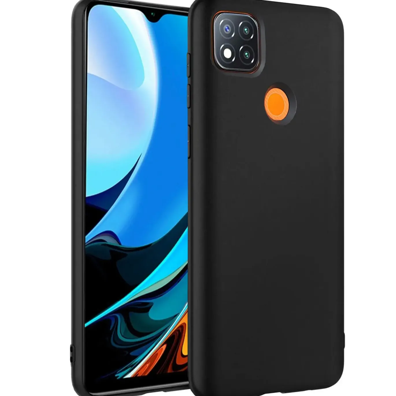 Xiaomi Redmi 9C - Slim Silikon Backcover Schwarz