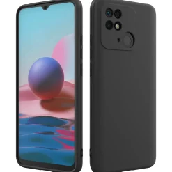 Xiaomi Redmi 10C - Slim Silikon Backcover Schwarz