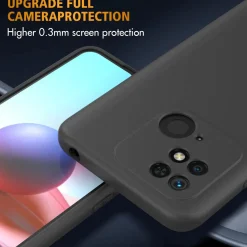 Xiaomi Redmi 10C - Slim Silikon Backcover Schwarz