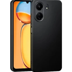 Xiaomi Redmi 13C - Slim Silikon Backcover Schwarz