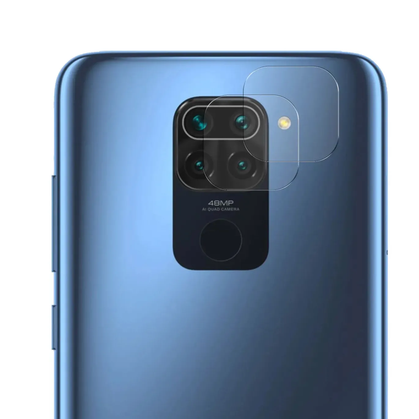 Xiaomi Redmi Note 9 - 9H Displayschutzfolie 2x Display & Kamera