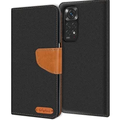 Xiaomi Redmi Note 11 / 11s - Jeanslook Klapphülle mit Kartenfach