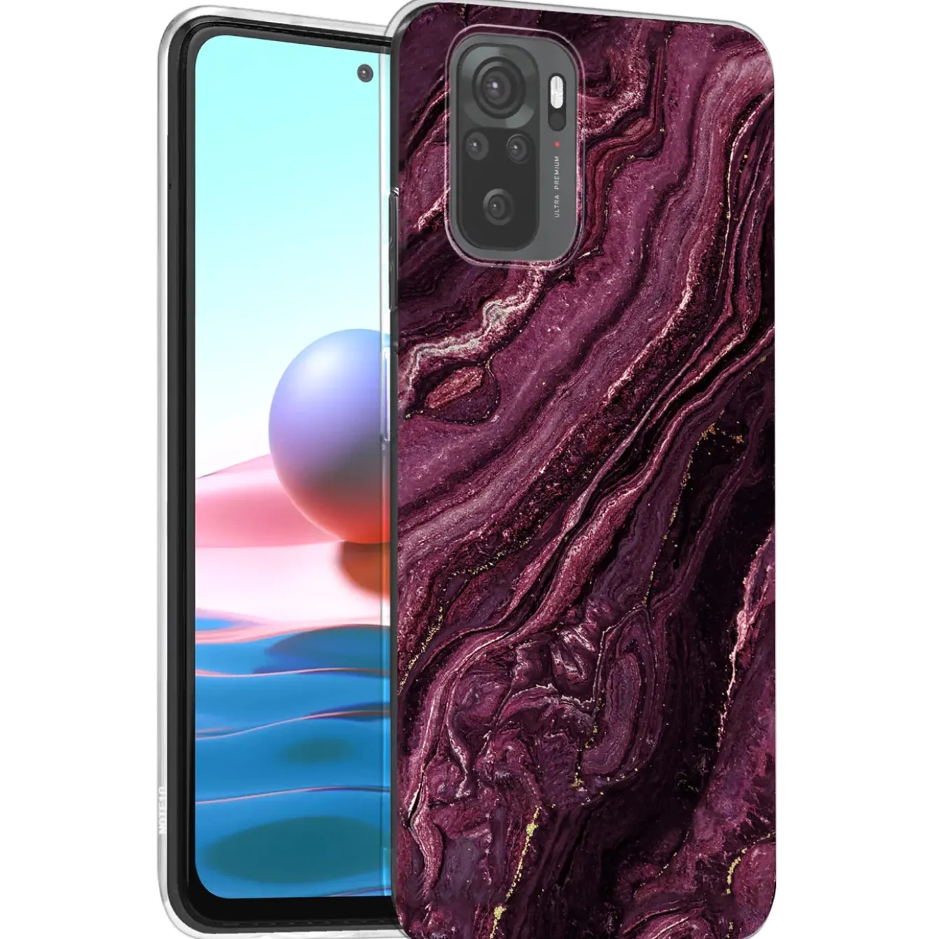 Xiaomi Redmi Note 10 / 10S - Marmor & Sand Design Hülle