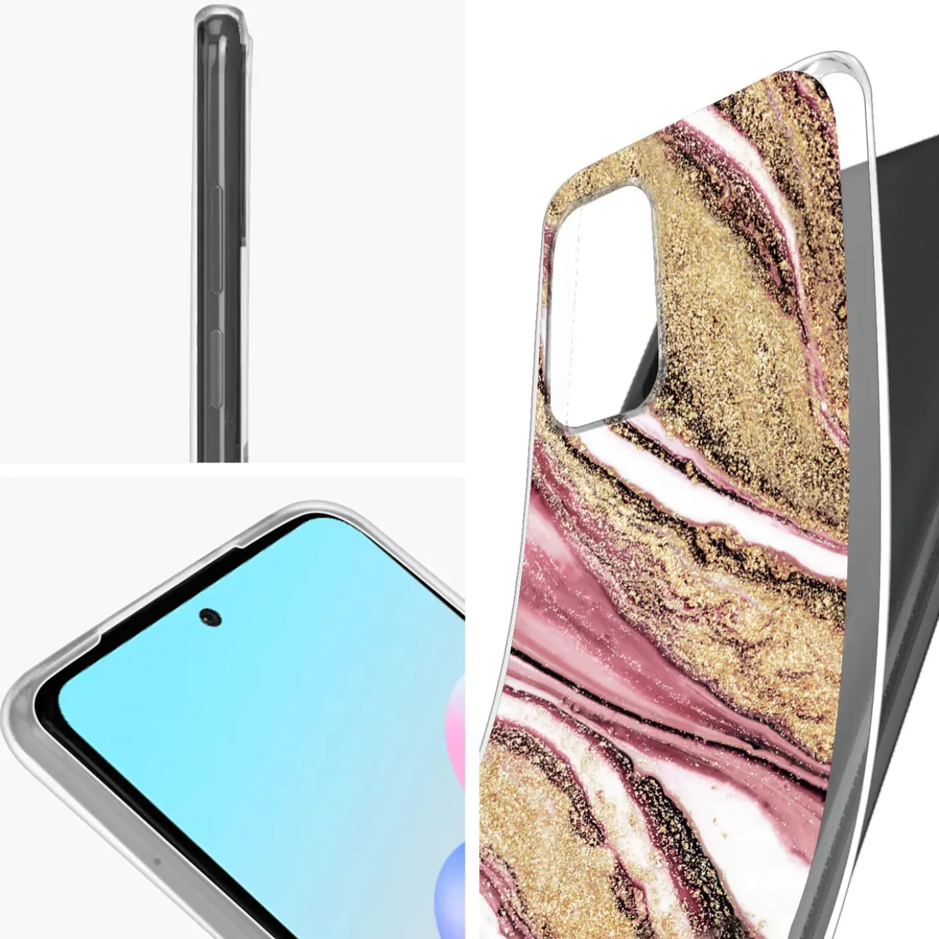 Xiaomi Redmi Note 10 / 10S - Marmor & Sand Design Hülle
