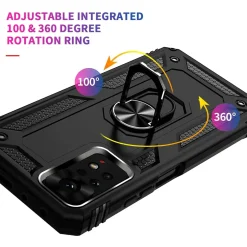 Xiaomi Redmi Note 11 / 11s - Outdoor Hardcase mit Ringhalter