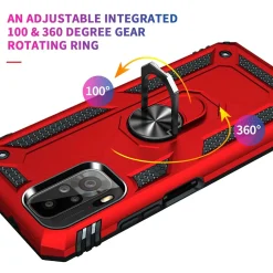 Xiaomi Redmi Note 10 / 10S - Outdoor Hardcase mit Ringhalter