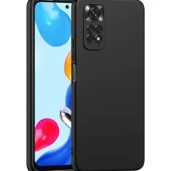 Xiaomi Redmi Note 11 / 11s - Slim Silikon Backcover Schwarz