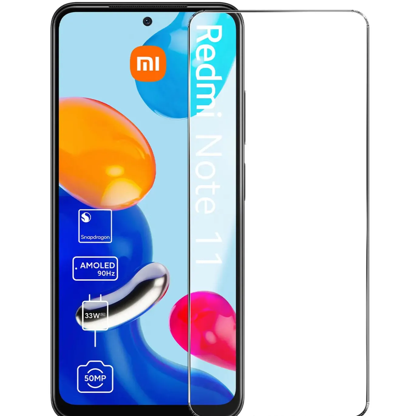 Xiaomi Redmi Note 11 / 11s - 2x 9H Panzer Glasfolie, Displayfolie