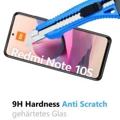 Xiaomi Redmi Note 10 / 10S - 2x 9H Panzer Glasfolie, Displayfolie