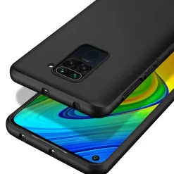 Xiaomi Redmi Note 9 - Slim Silikon Backcover Schwarz