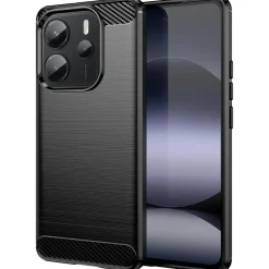 Xiaomi Redmi Note 14 4G - Carbon Case Hülle, stoßfest