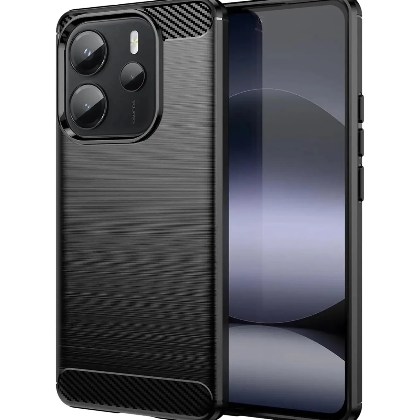 Xiaomi Redmi Note 14 4G - Carbon Case Hülle, stoßfest