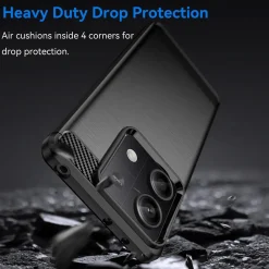 Xiaomi Redmi Note 13 5G - Carbon Case Hülle, stoßfest