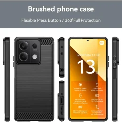 Xiaomi Redmi Note 13 5G - Carbon Case Hülle, stoßfest