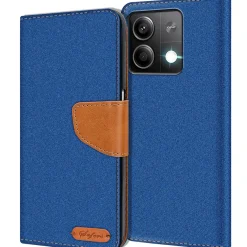 Xiaomi Redmi Note 13 5G - Jeanslook Klapphülle mit Kartenfach