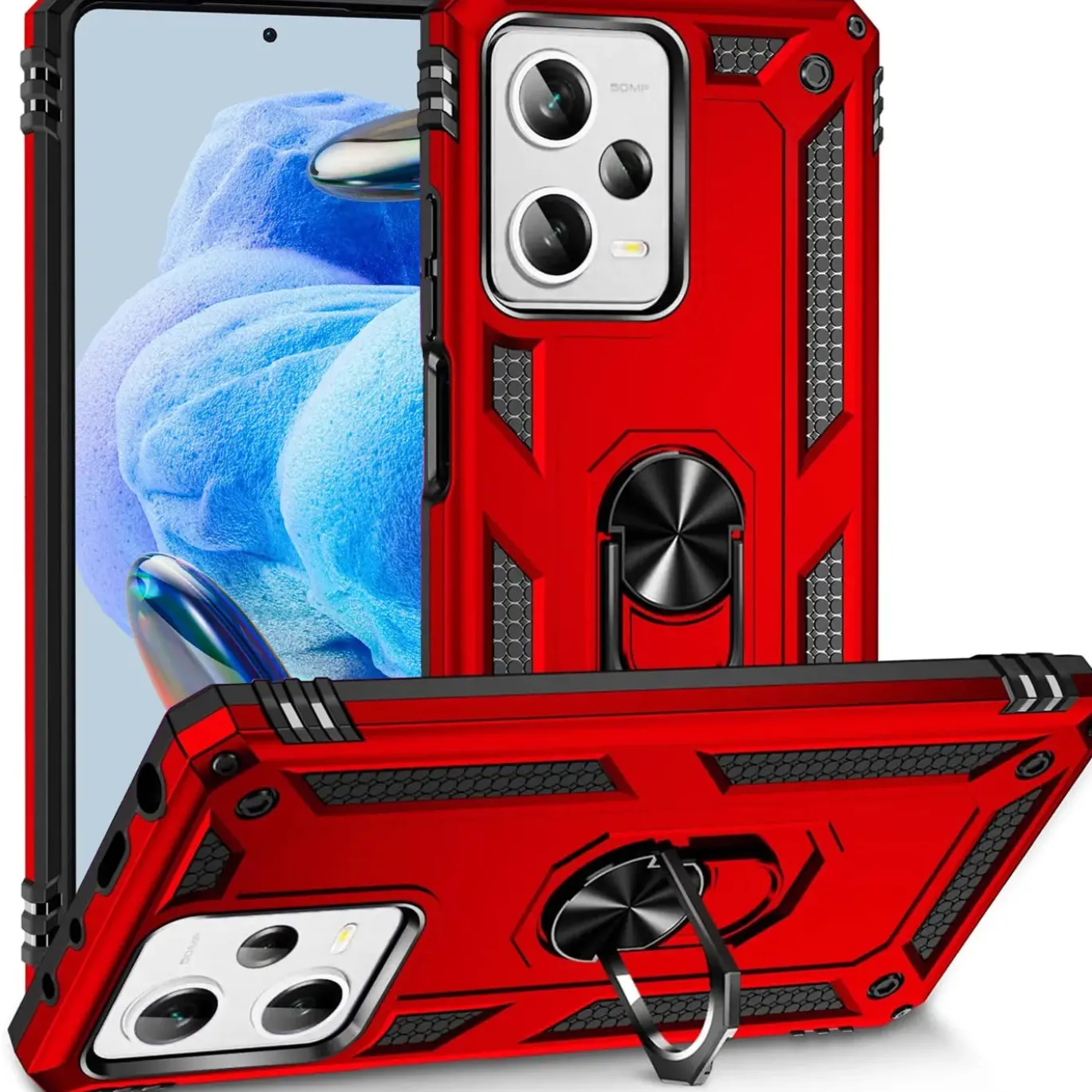 Xiaomi Redmi Note 12 5G - Outdoor Hardcase mit Ringhalter