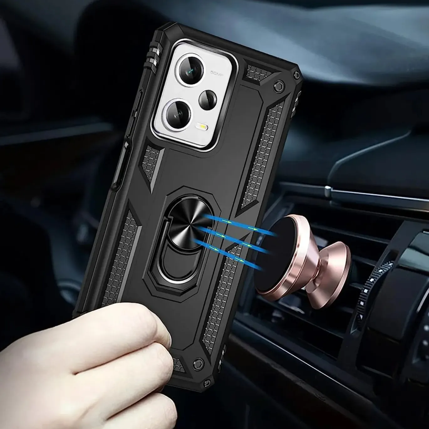 Xiaomi Redmi Note 12 5G - Outdoor Hardcase mit Ringhalter