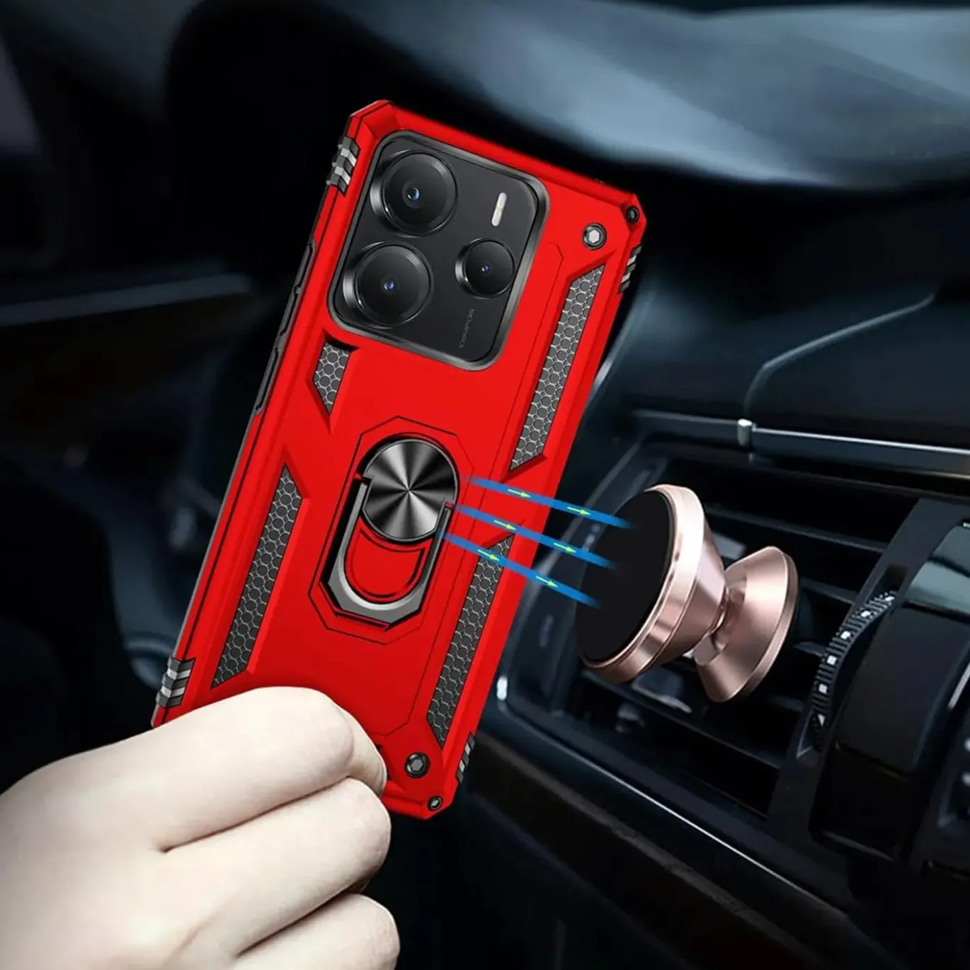 Xiaomi Redmi Note 14 5G - Outdoor Hardcase mit Ringhalter