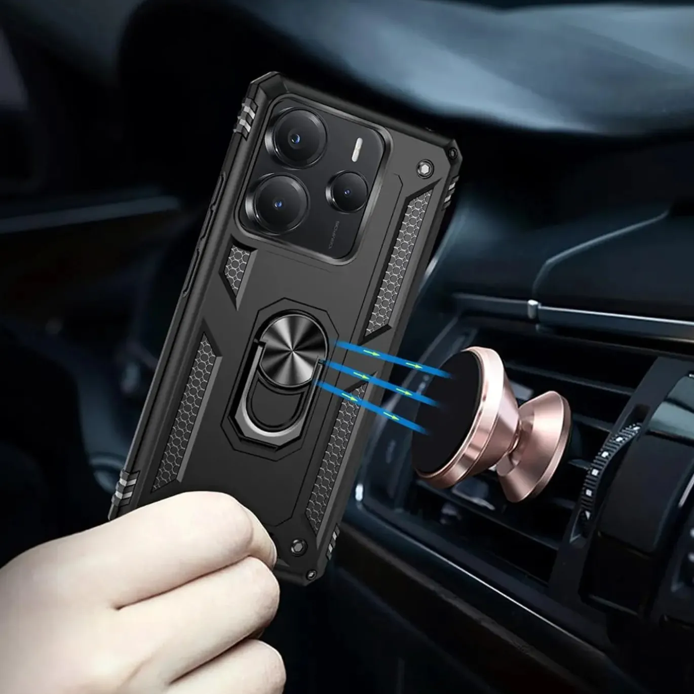 Xiaomi Redmi Note 14 5G - Outdoor Hardcase mit Ringhalter