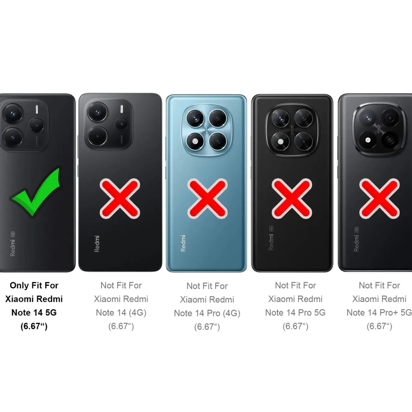 Xiaomi Redmi Note 14 5G - Outdoor Hardcase mit Ringhalter