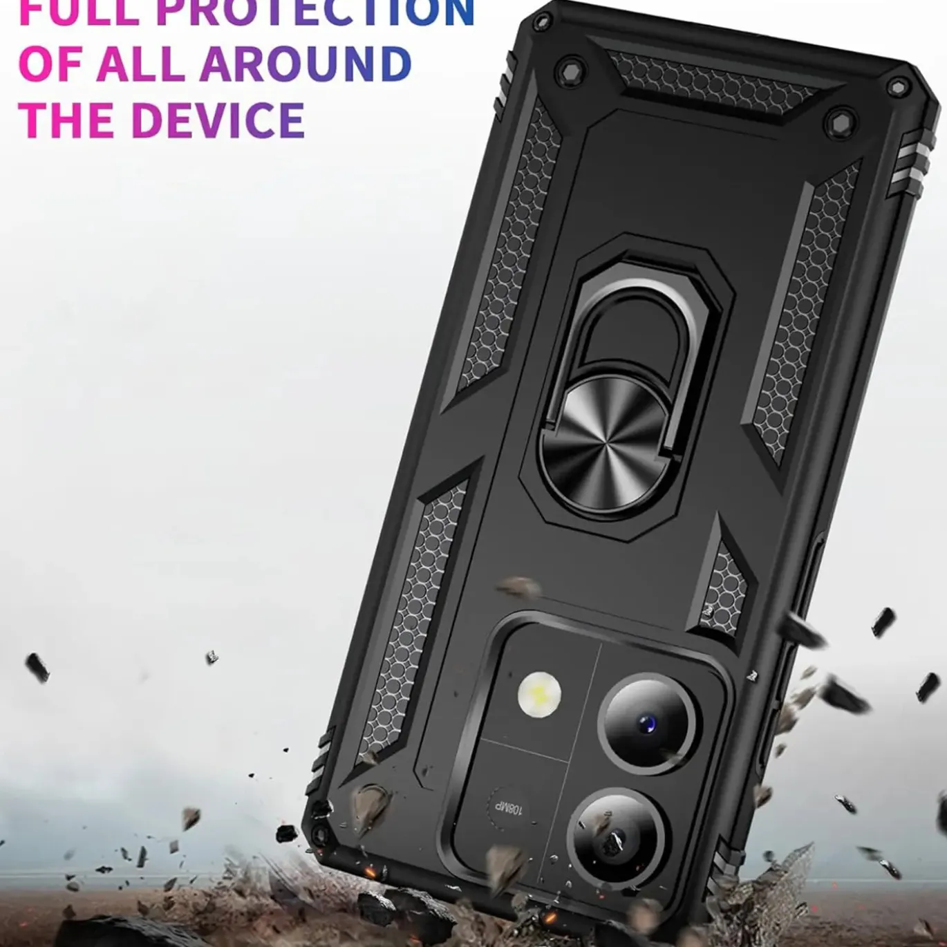 Xiaomi Redmi Note 14 5G - Outdoor Hardcase mit Ringhalter