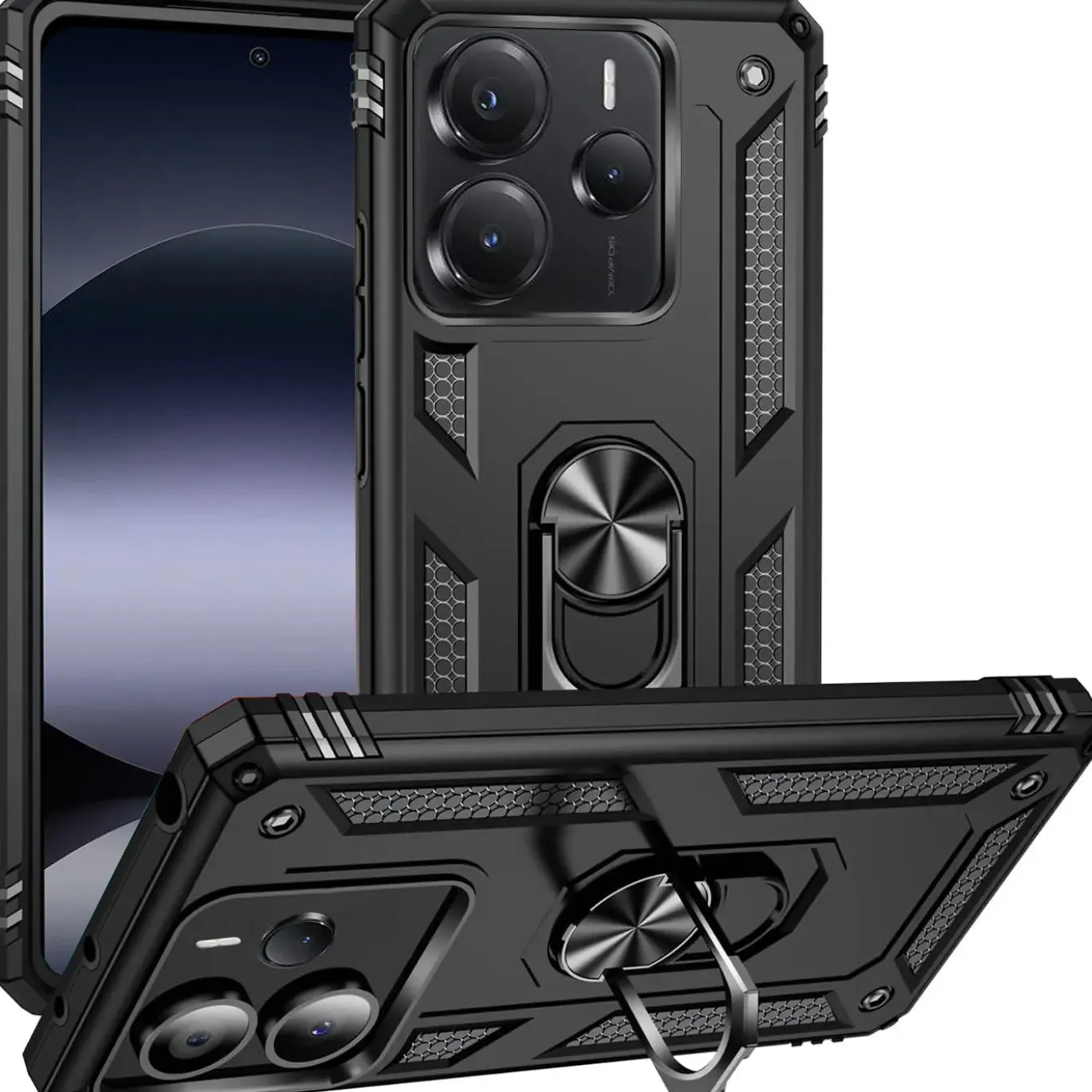 Xiaomi Redmi Note 14 5G - Outdoor Hardcase mit Ringhalter