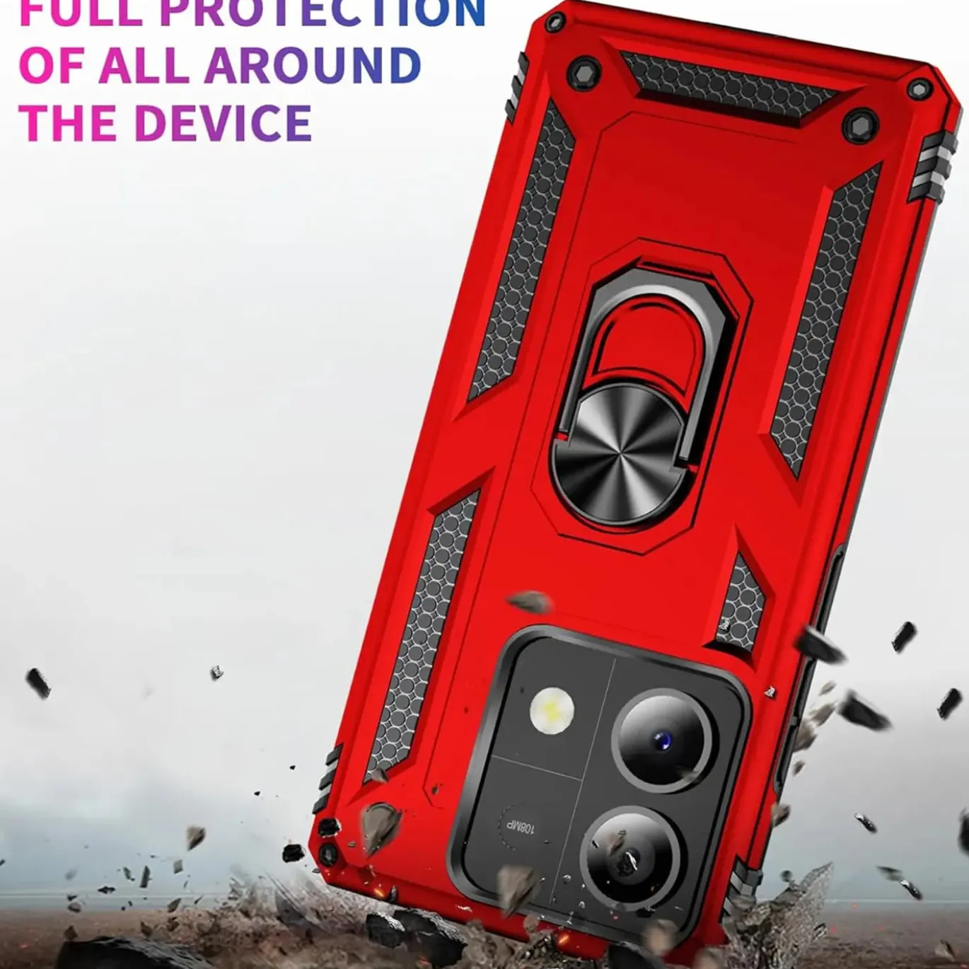 Xiaomi Redmi Note 14 5G - Outdoor Hardcase mit Ringhalter