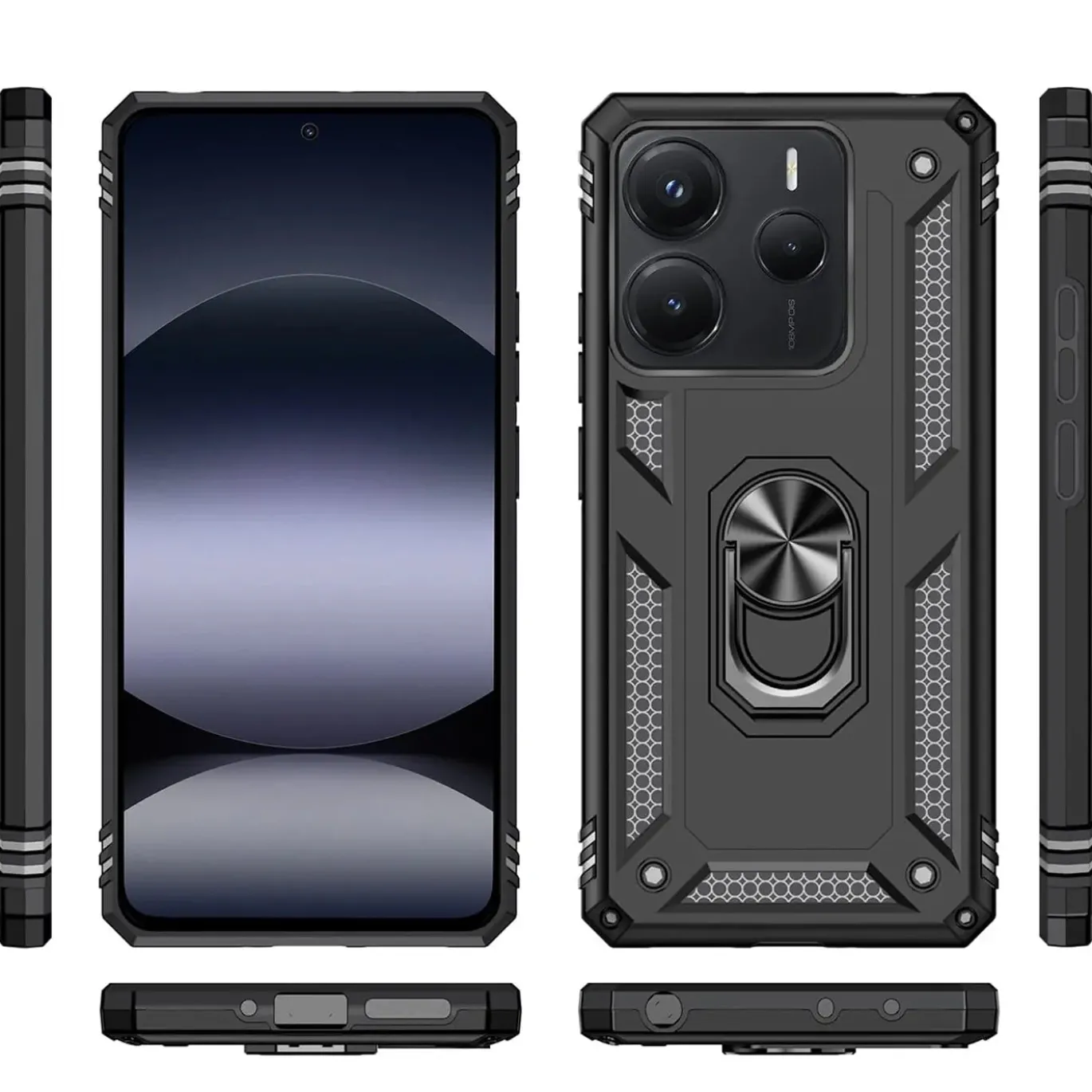 Xiaomi Redmi Note 14 5G - Outdoor Hardcase mit Ringhalter