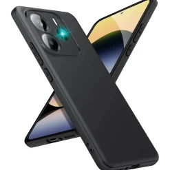 Xiaomi Redmi Note 14 5G - Slim Silikon Backcover Schwarz