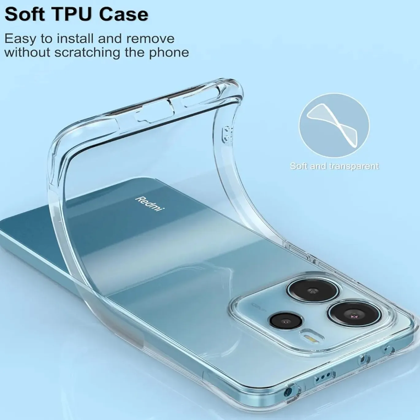 Xiaomi Redmi Note 14 5G - Slim Clear Case Hülle