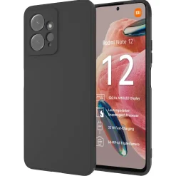 Xiaomi Redmi Note 12 4G - Slim Silikon Backcover Schwarz